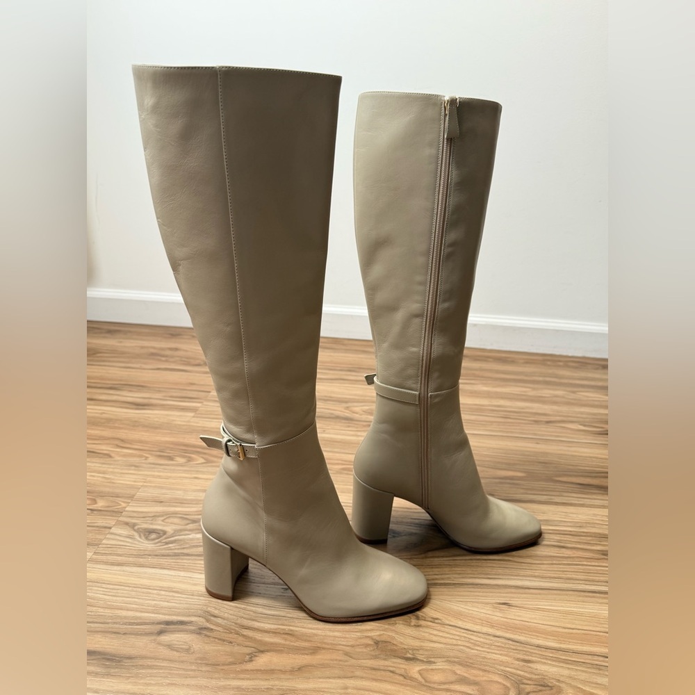 ALEXANDRE BIRMAN Candance 70 Nappa Leather Boots Size 39 / US 9 - Picture 5 of 10